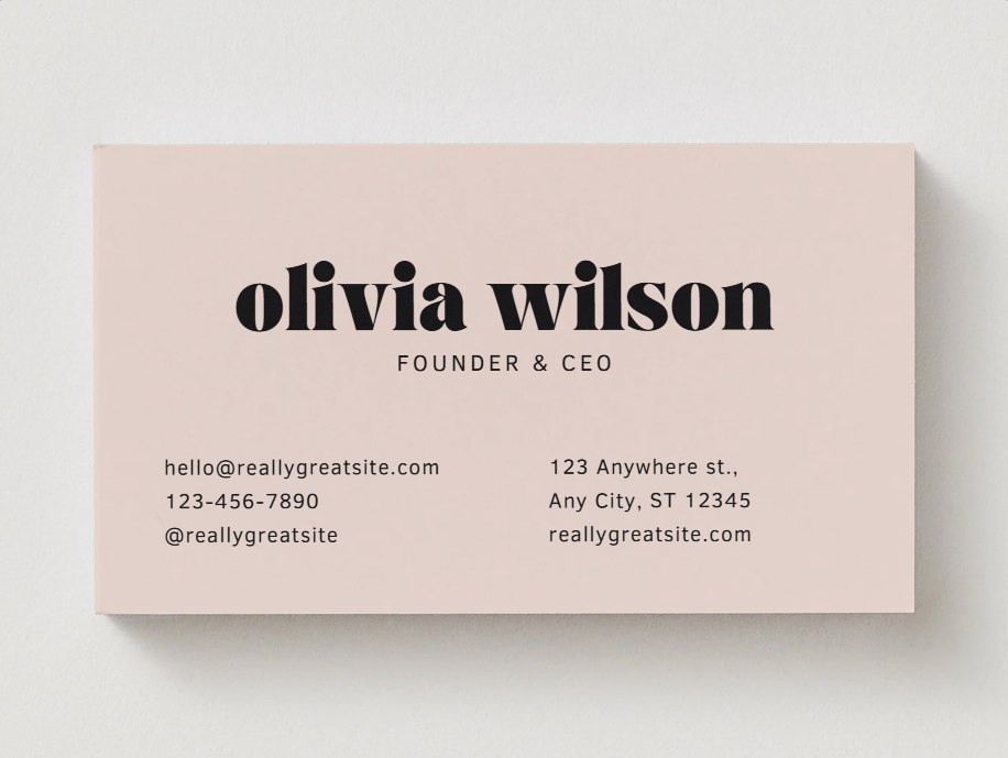 Luxury Business Cards for Beauty, Medspa + Service Professionals