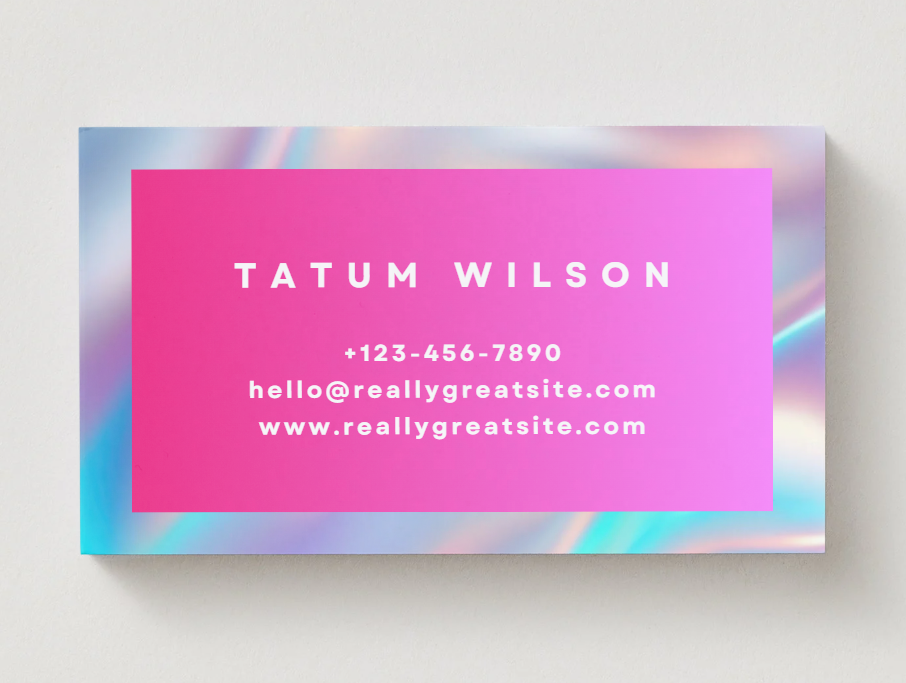 Akuafoil Business Cards